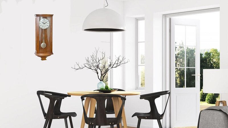 Ceas cu pendul Adler cu 3 melodii 7237-2 Stejar 66x25.5 cm